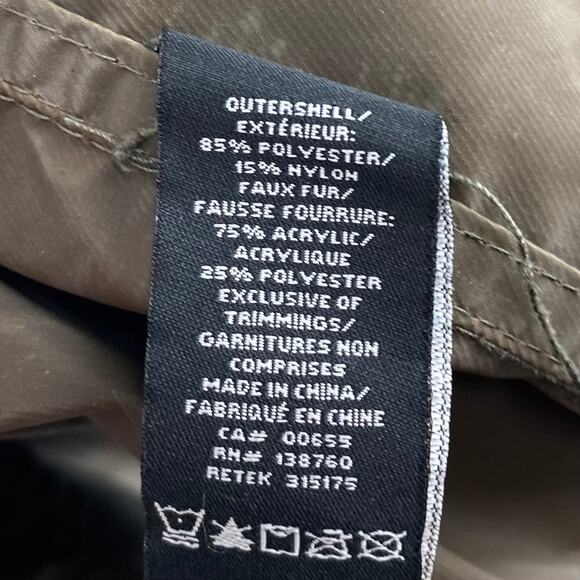 RW Co Longline Duck Canvas Chore Utility Jacket S Green No Lining Drawstring - Picture 16 of 16